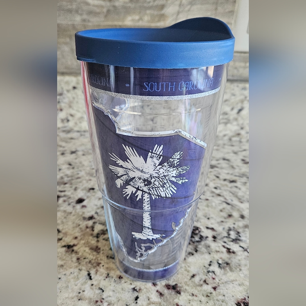 South Carolina Tervis Tumbler with Palm Tree Design